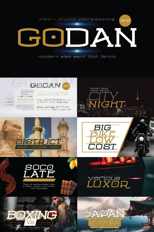 Godan Schriftart