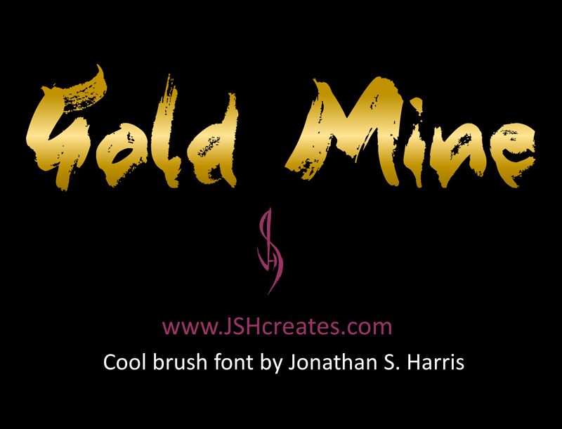 Gold Mine Schriftart