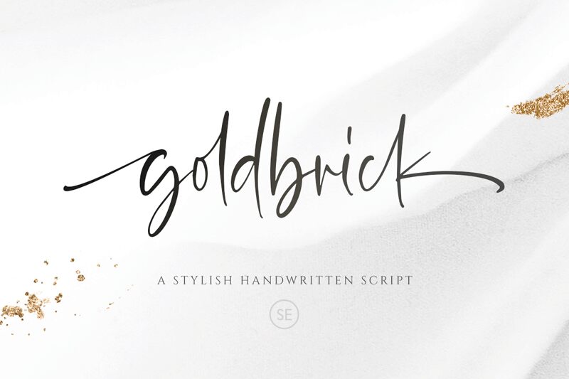Goldbrick Schriftart