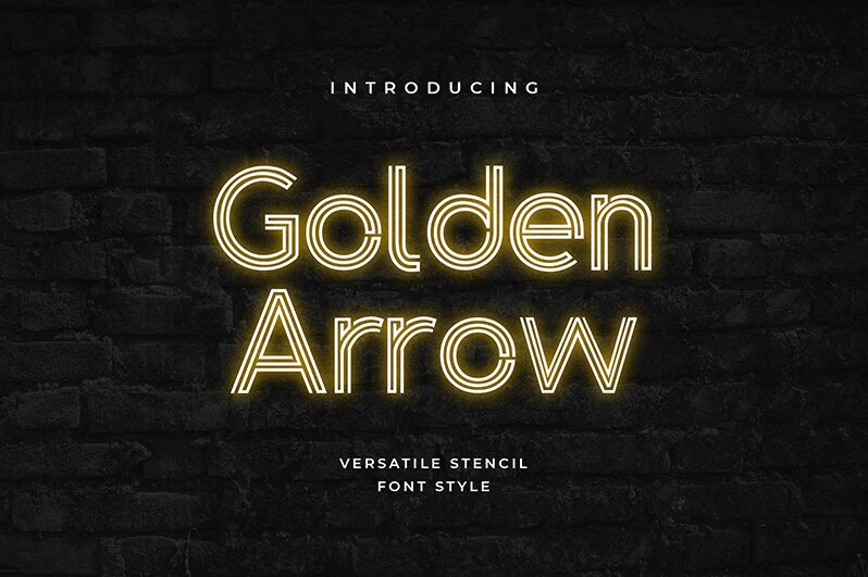 Golden Arrow Czcionka