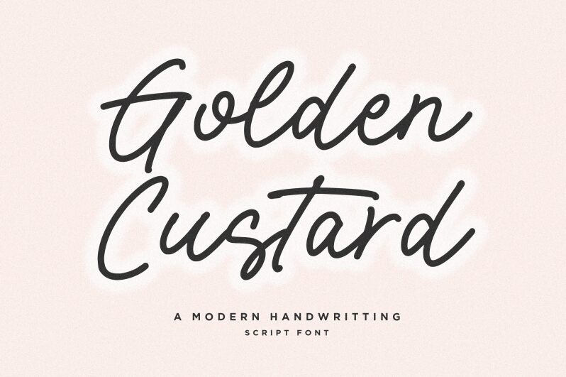 Golden Custard — 字体展示