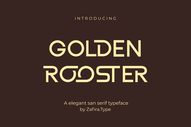 Golden Rooster Schriftart