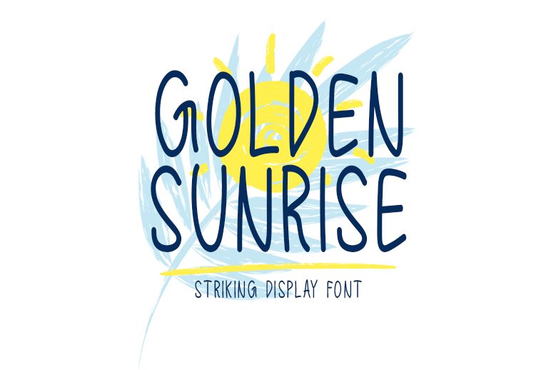 Golden Sunrise Carattere
