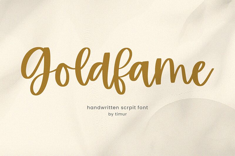 Goldfame الخط 