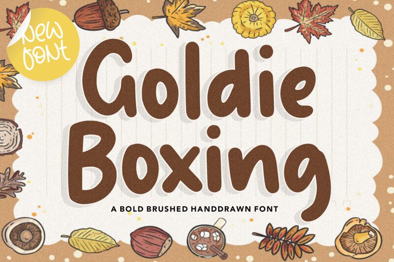 Goldie Boxing Schriftart