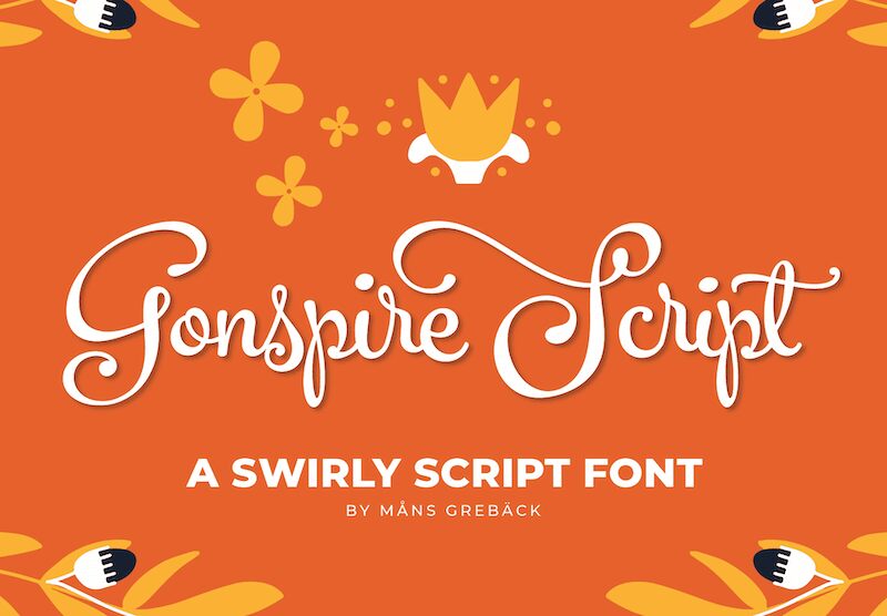 Gonspire Script الخط