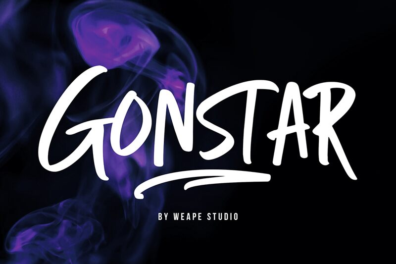 Gonstar Schriftart