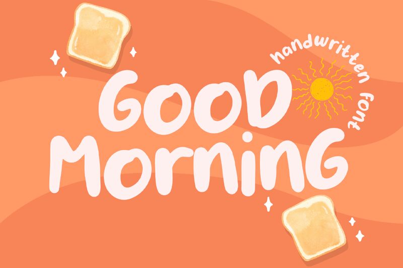 Good Morning Schriftart