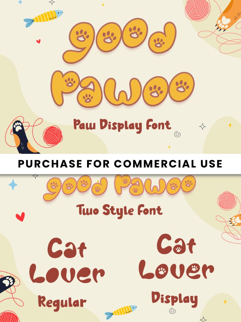 Good Pawoo Display Czcionka