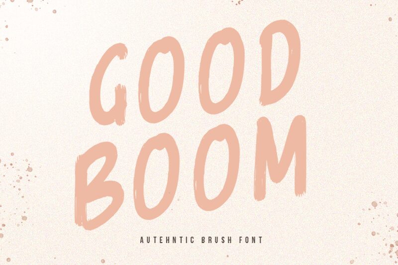 GoodBoom Schriftart