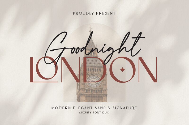 Goodnight London Script Carattere