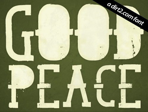 GoodPeace Czcionka