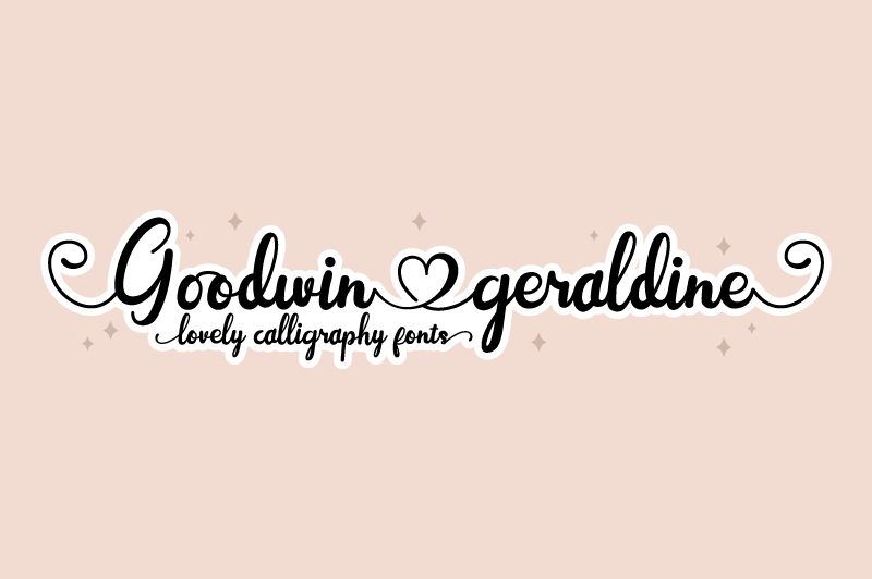 Goodwin Geraldine Schriftart