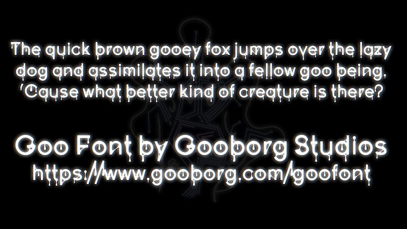 Goofont Schriftart