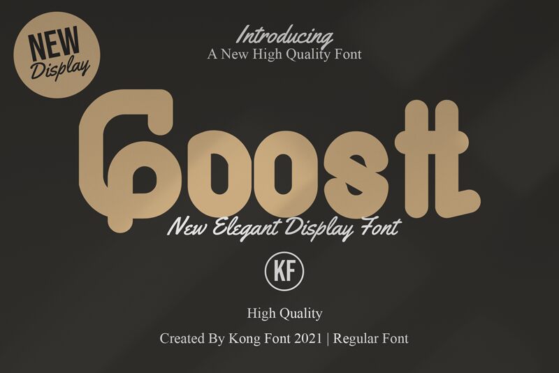 Goostt Schriftart