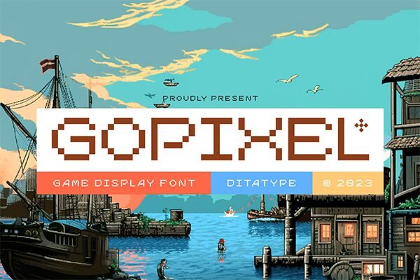 Gopixel Schriftart