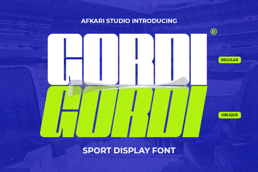 Gordi Regular — Font presentation