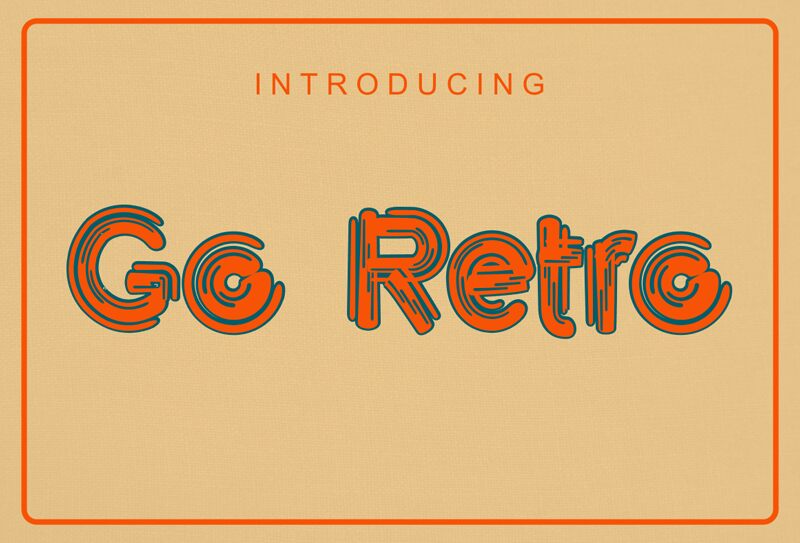 Go Retro الخط