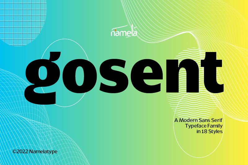 Gosent Schriftart