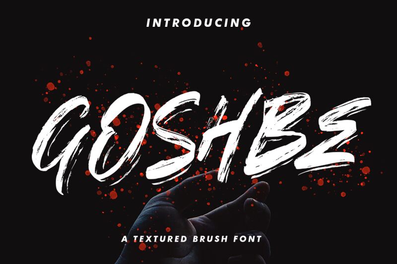GOSHBE Schriftart