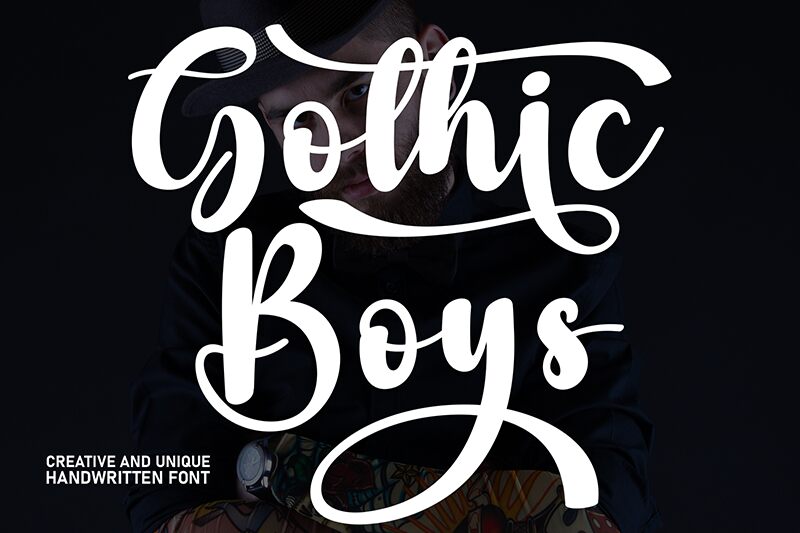 Gothic Boys Schriftart