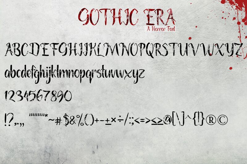 Gothic Era font