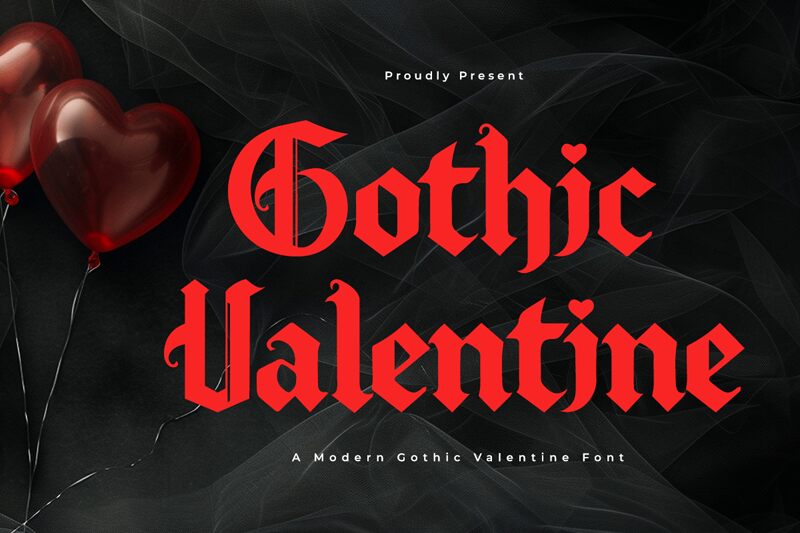 Gothic Valentine الخط 