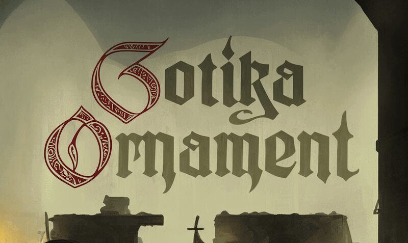 Gotika Ornament Schriftart