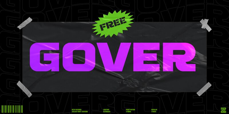 GOVER Czcionka