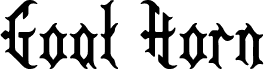 GOAT HORN