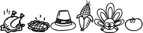 Preview of the Gobbie Dingbats font