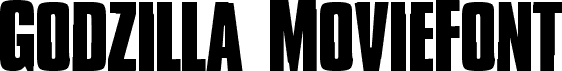Godzilla MovieFont