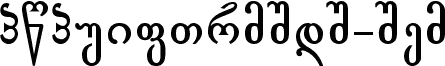 Preview of the Gogebashvili-ITV Bold font