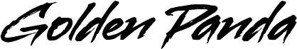 Golden Panda carattere