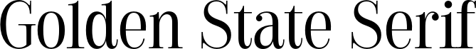 Golden State Serif PERSONAL Light