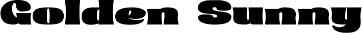 Golden Sunny Personal Use Only font