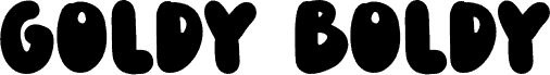 Goldy Boldy 字体
