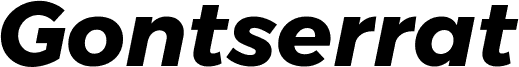 Gontserrat Bold Italic