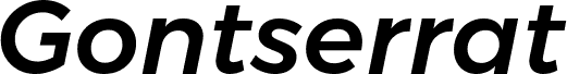 Gontserrat Medium Italic
