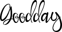 Goodday 字体预览