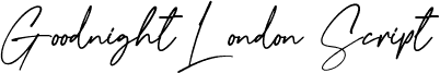 GoodnightLondonScript-Regular