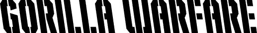 Gorilla Warfare Semi-Leftalic