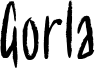 Preview of the Gorla font