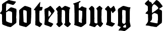 Gotenburg B Bold