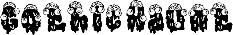 Gothic Haunt Brain font