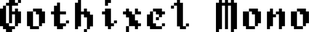 Gothixel Mono Regular