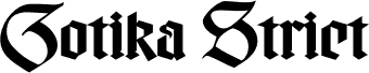 Gotika Strict PERSONAL USE Regular