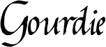Gourdie Cursive
