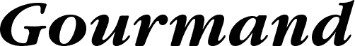 Gourmand  Bold Italic