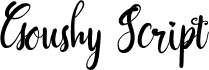 Goushy Script